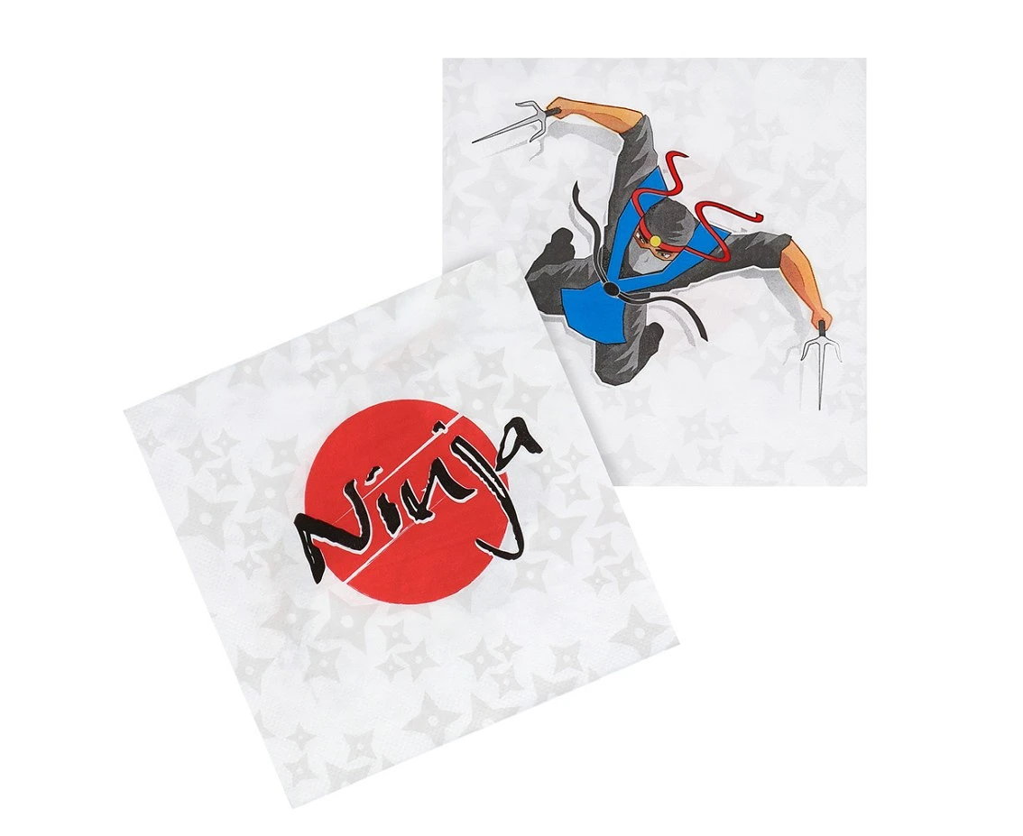 paper napkins 'Ninja' (33 x 33 cm), 20 pcs