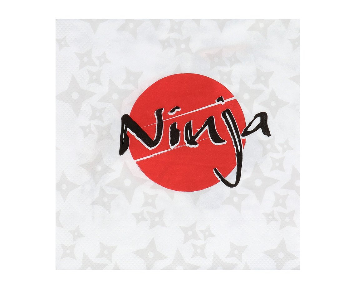 paper napkins 'Ninja' (33 x 33 cm), 20 pcs