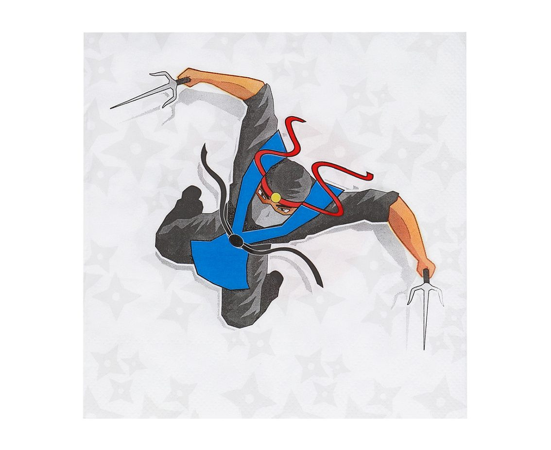 paper napkins 'Ninja' (33 x 33 cm), 20 pcs