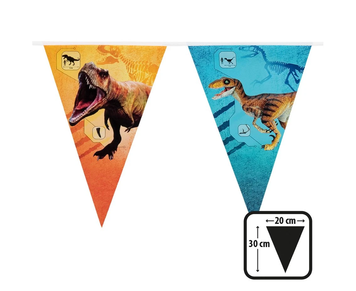 Garland Dinosaur (30 x 20 cm),(6 m)