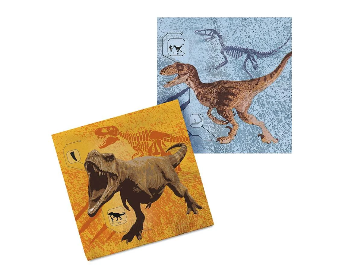 Paper napkins Dinosaur (33 x 33 cm),  20 pcs