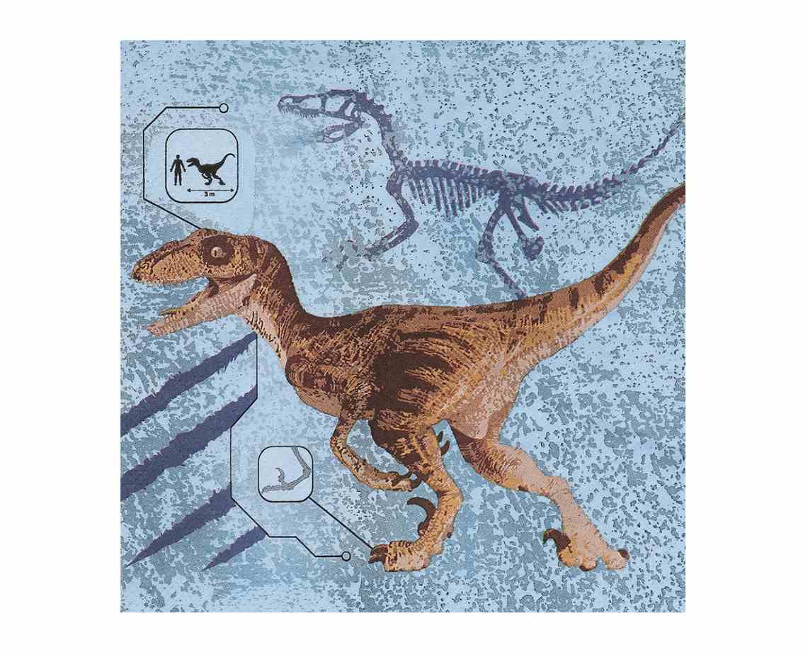 Paper napkins Dinosaur (33 x 33 cm),  20 pcs