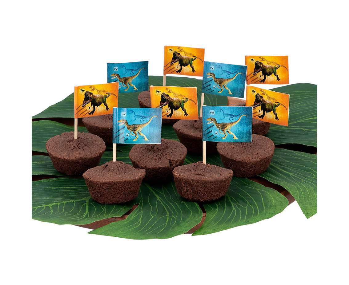 Flag picks T-Rex (7 cm), 24 cm