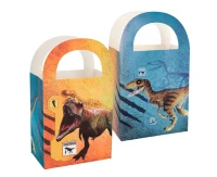 paper party bags T-Rex (15,5 x 13 x 8 cm), 4 pcs