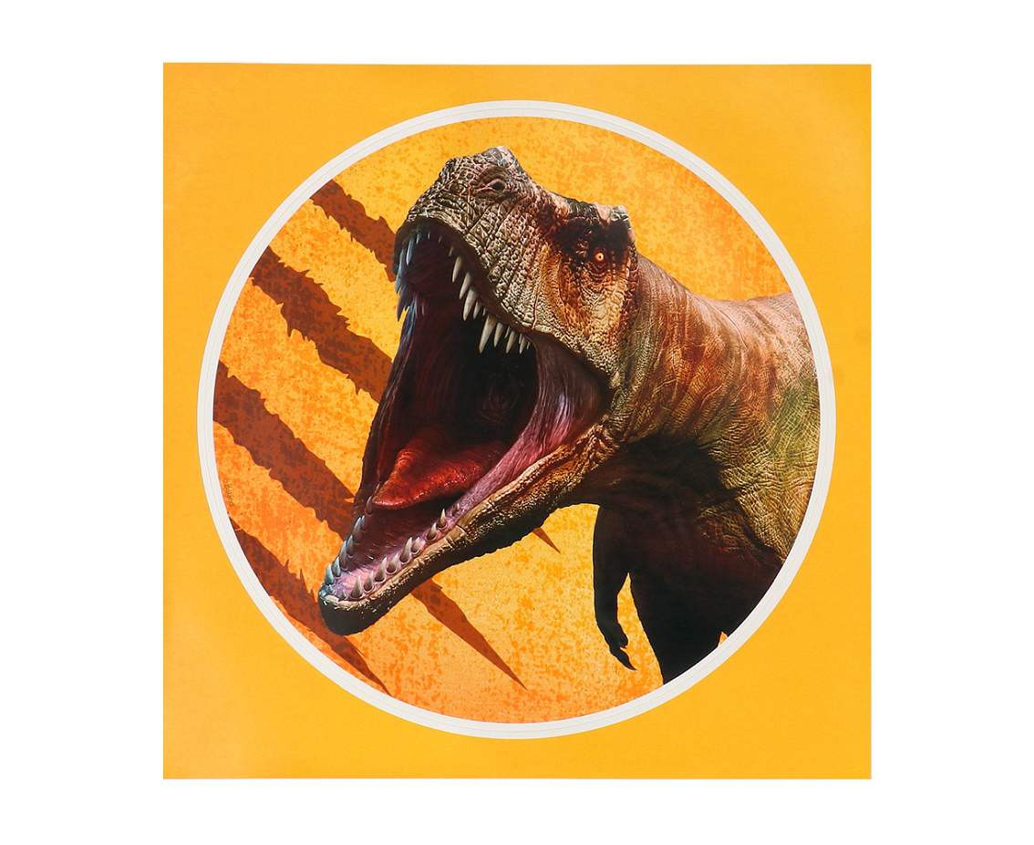 Set 4 sticker sheets T-Rex (20 x 20 cm) EOL