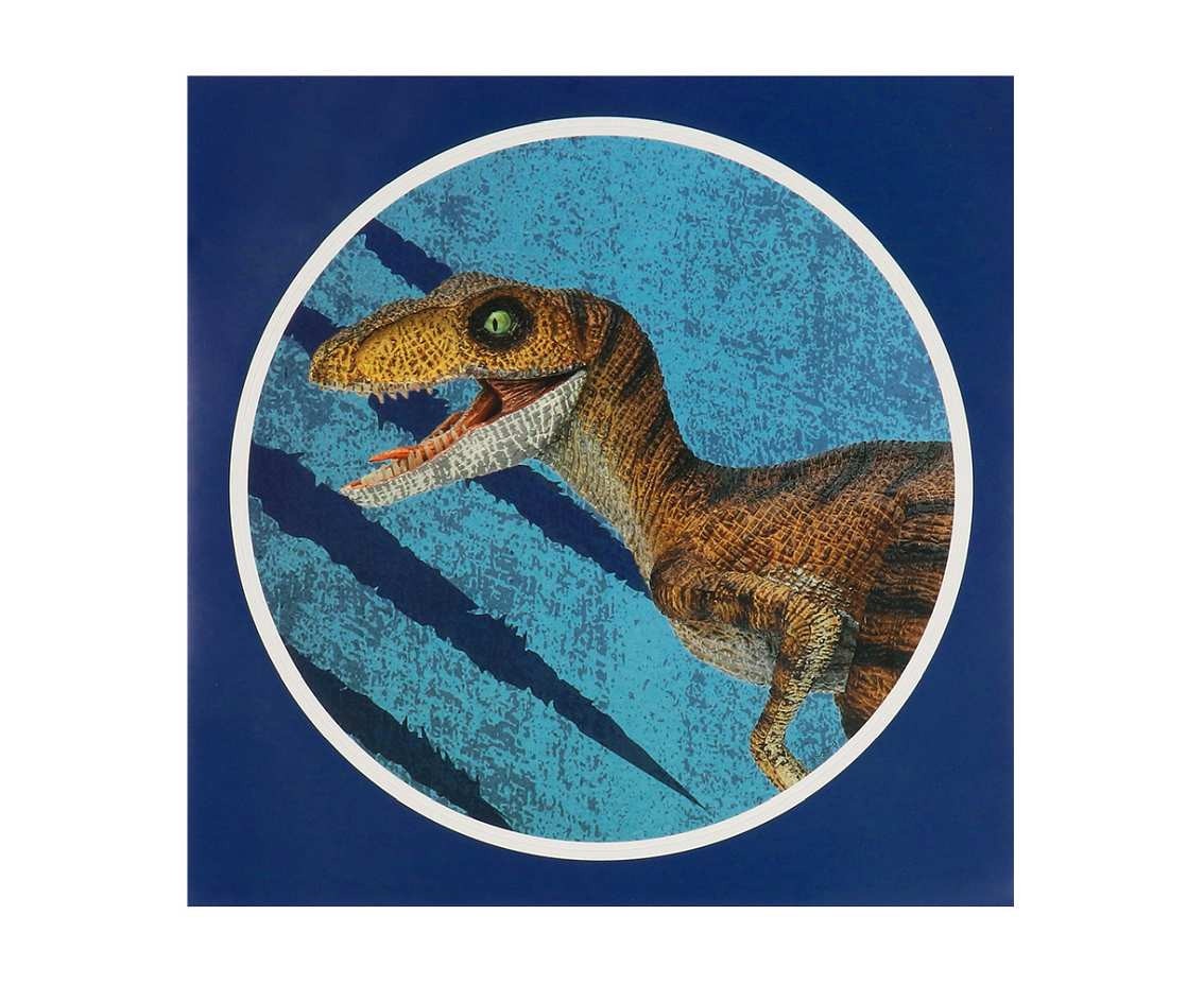 Set 4 sticker sheets T-Rex (20 x 20 cm) EOL