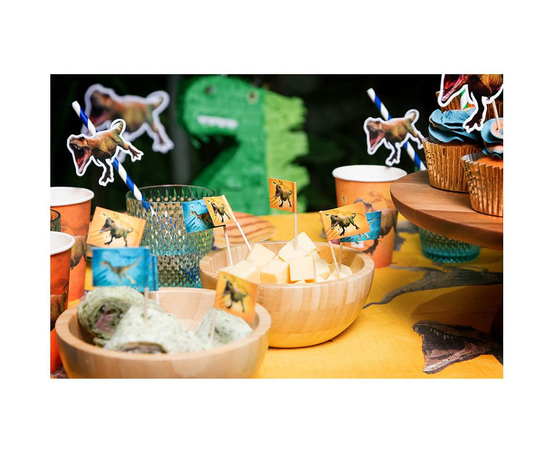 Set 4 sticker sheets T-Rex (20 x 20 cm) EOL