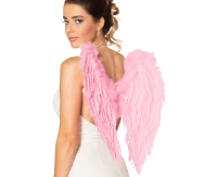 Angel wings folded pink (50 x 50 cm)