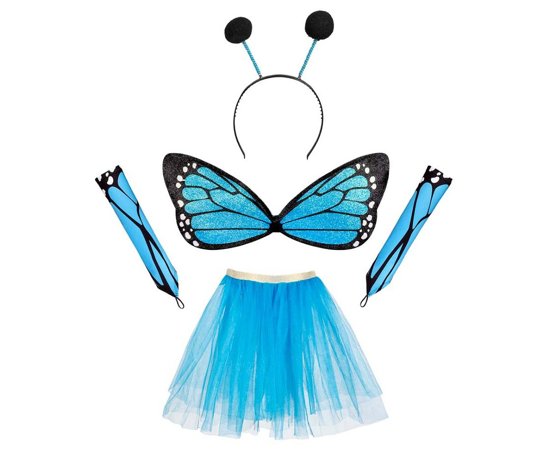 Set Butterfly (wings, tutu, tiara and gloves)