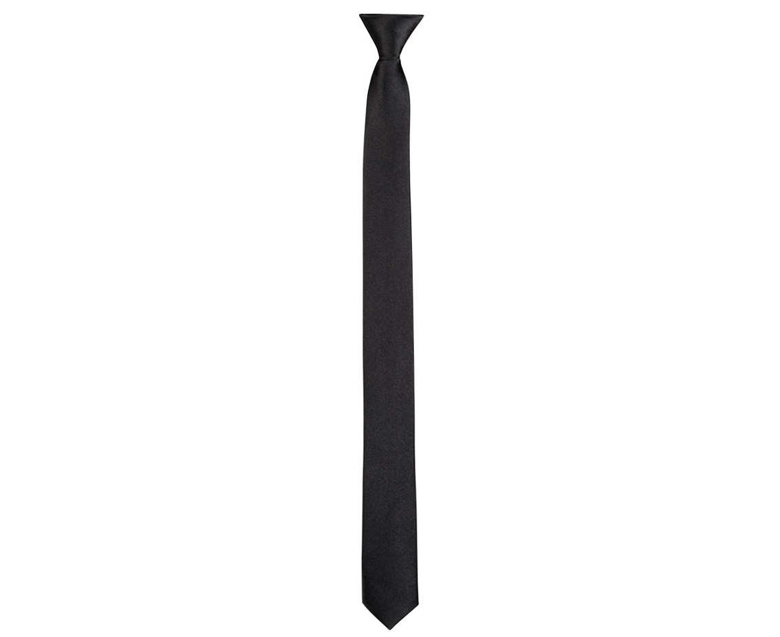 Adult tie, black, 50 cm