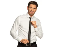 Adult tie, black, 50 cm