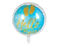 Foil balloon 'Hello Boy!', 45 cm