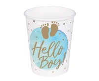 Paper cups 'Hello Boy!, 250 ml, 10 pcs