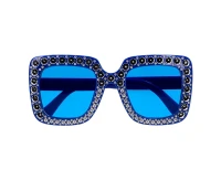 Party glasses Bling bling blue