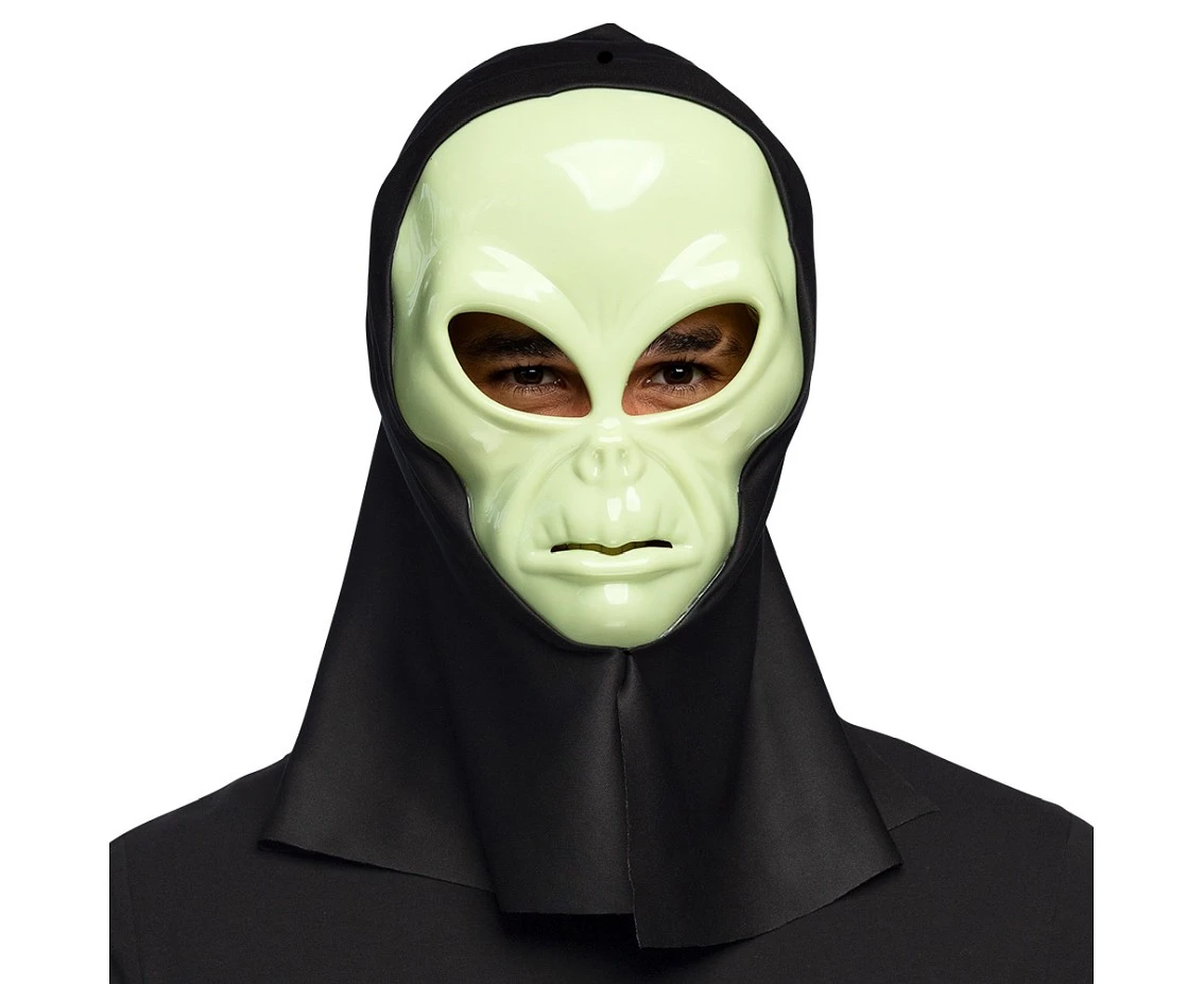 Face mask Alien with hood