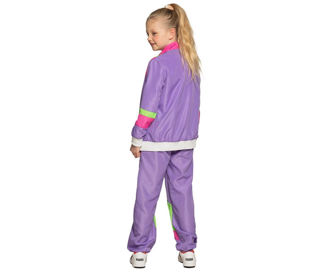 Shell suit Retro for kids (blouse, trousers), s. (10-12 years)