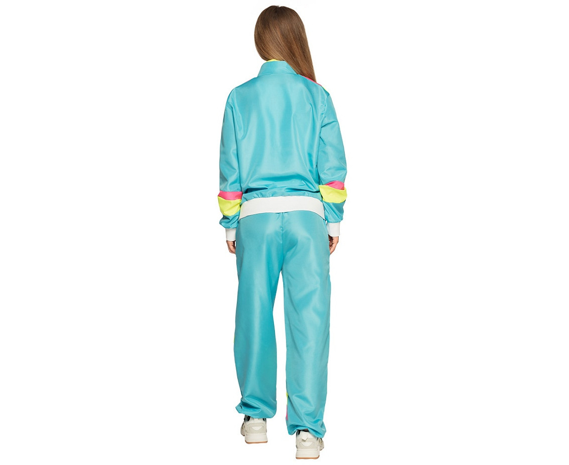 track-suitt Retro neon blue, size (L)