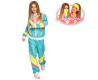 track-suitt Retro neon blue, size (L)