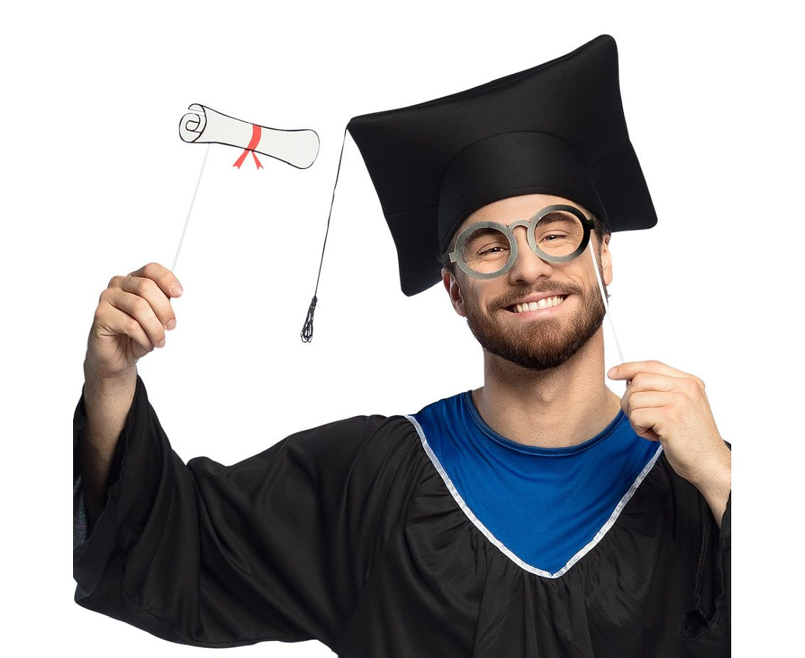 Props for school graduation photos, 10 pcs.