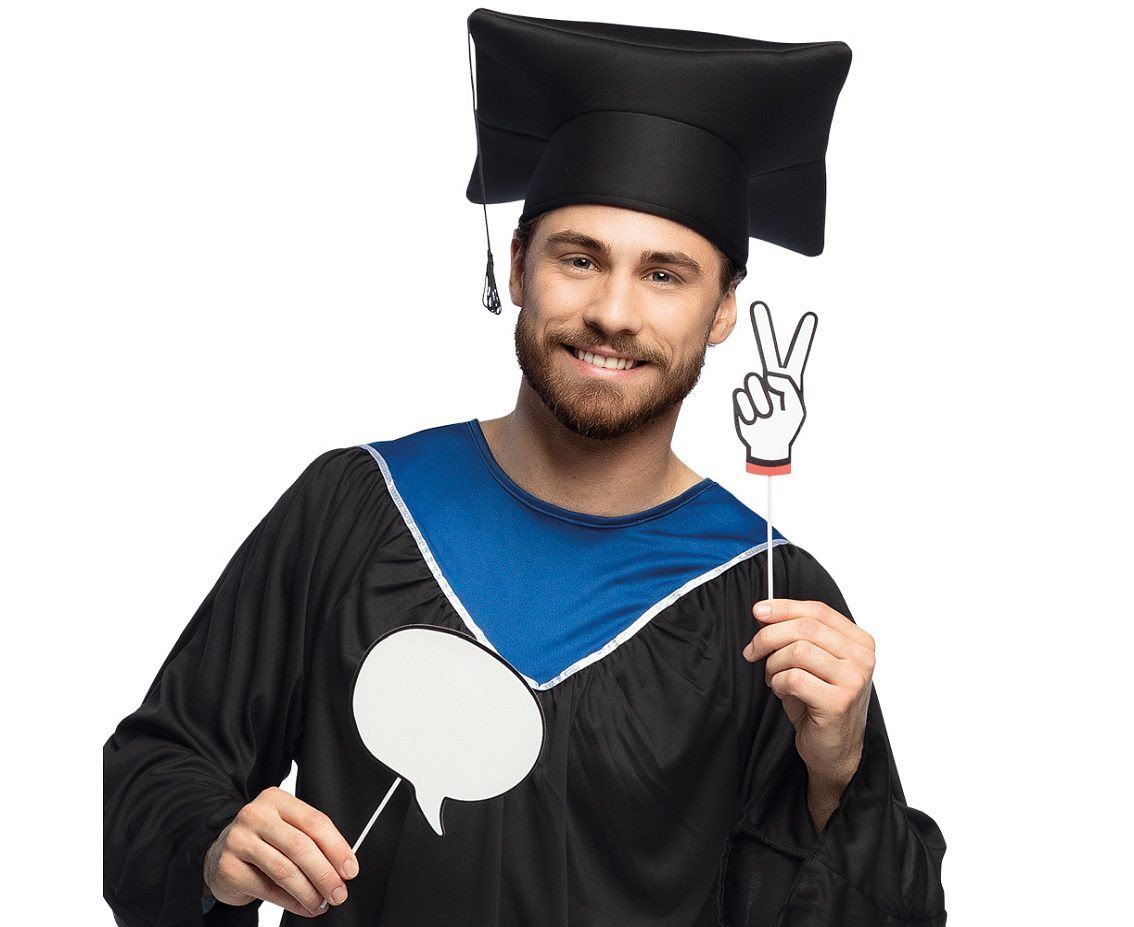 Props for school graduation photos, 10 pcs.