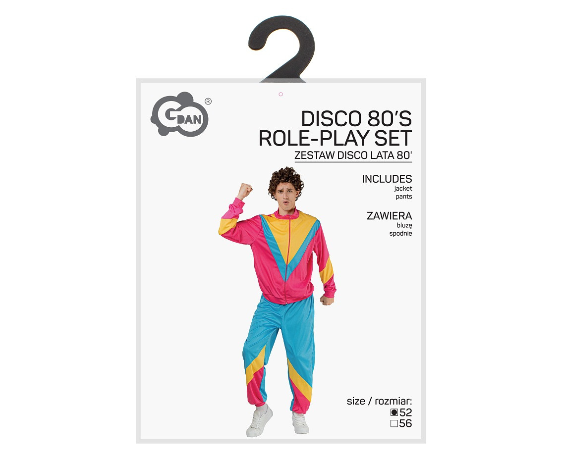 Role play-set for adult Disco 80’s (jacket, pants), size 52