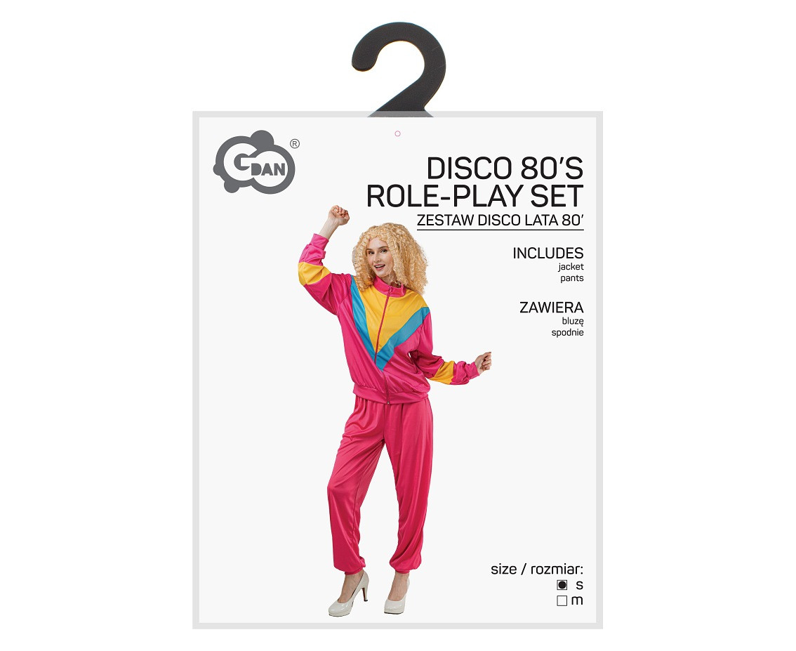 Role play-set for women Disco 80’s (jacket, pants), size S