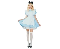 Role play-set for adult Alice (headband, dress, apron), size M