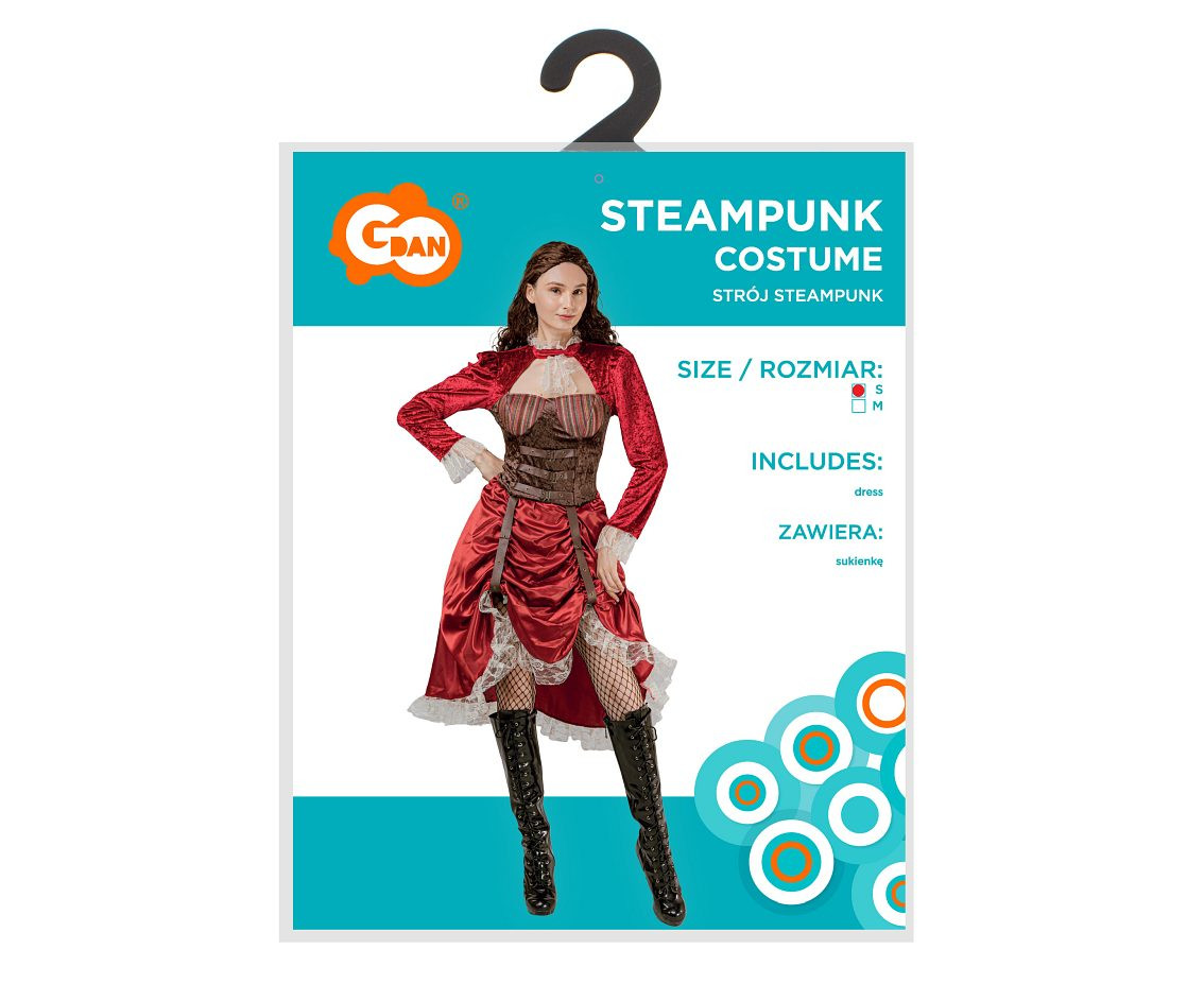 Costume for adult Steampunk (dress), size S EOL