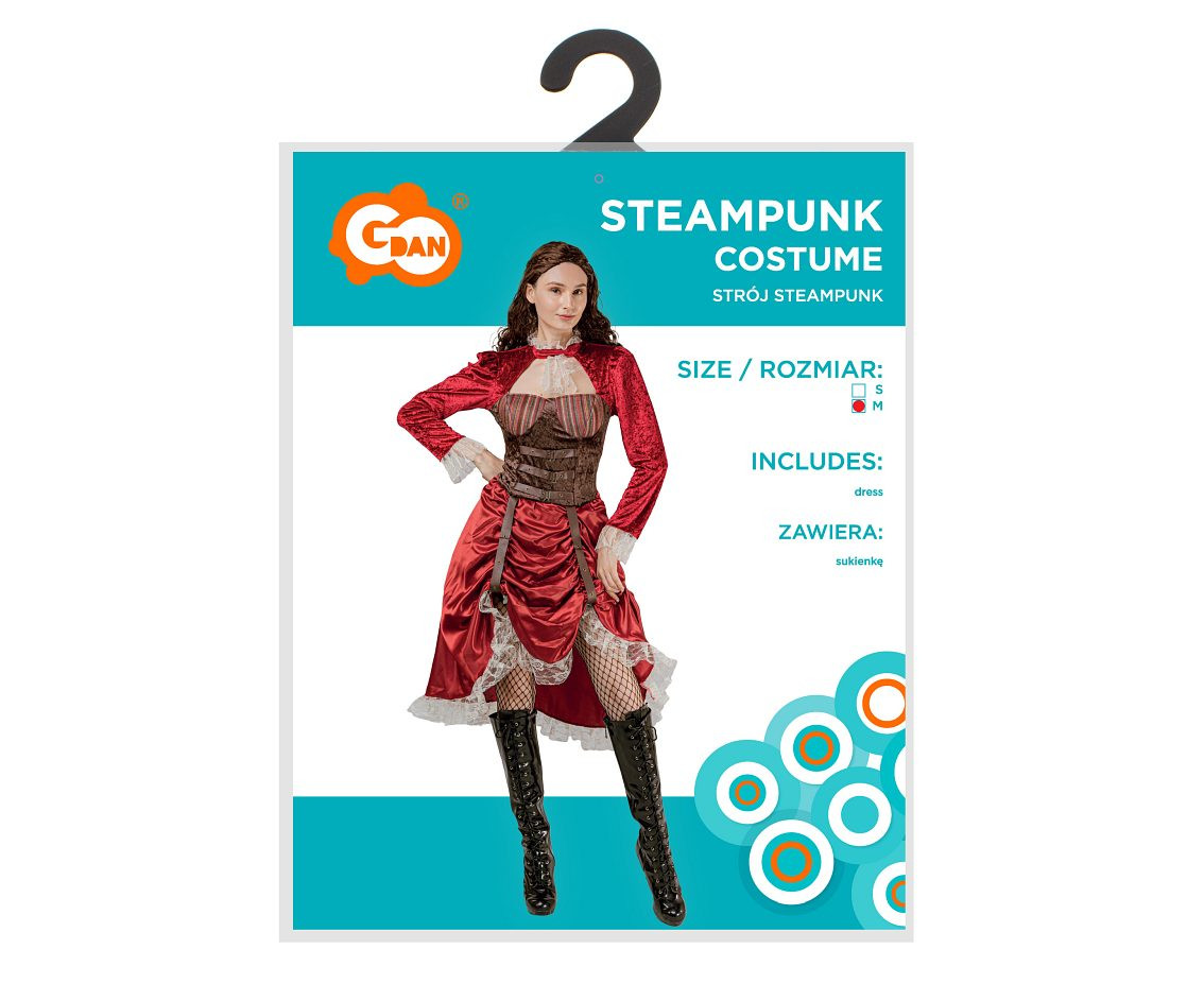 Costume for adult Steampunk (dress), size M EOL