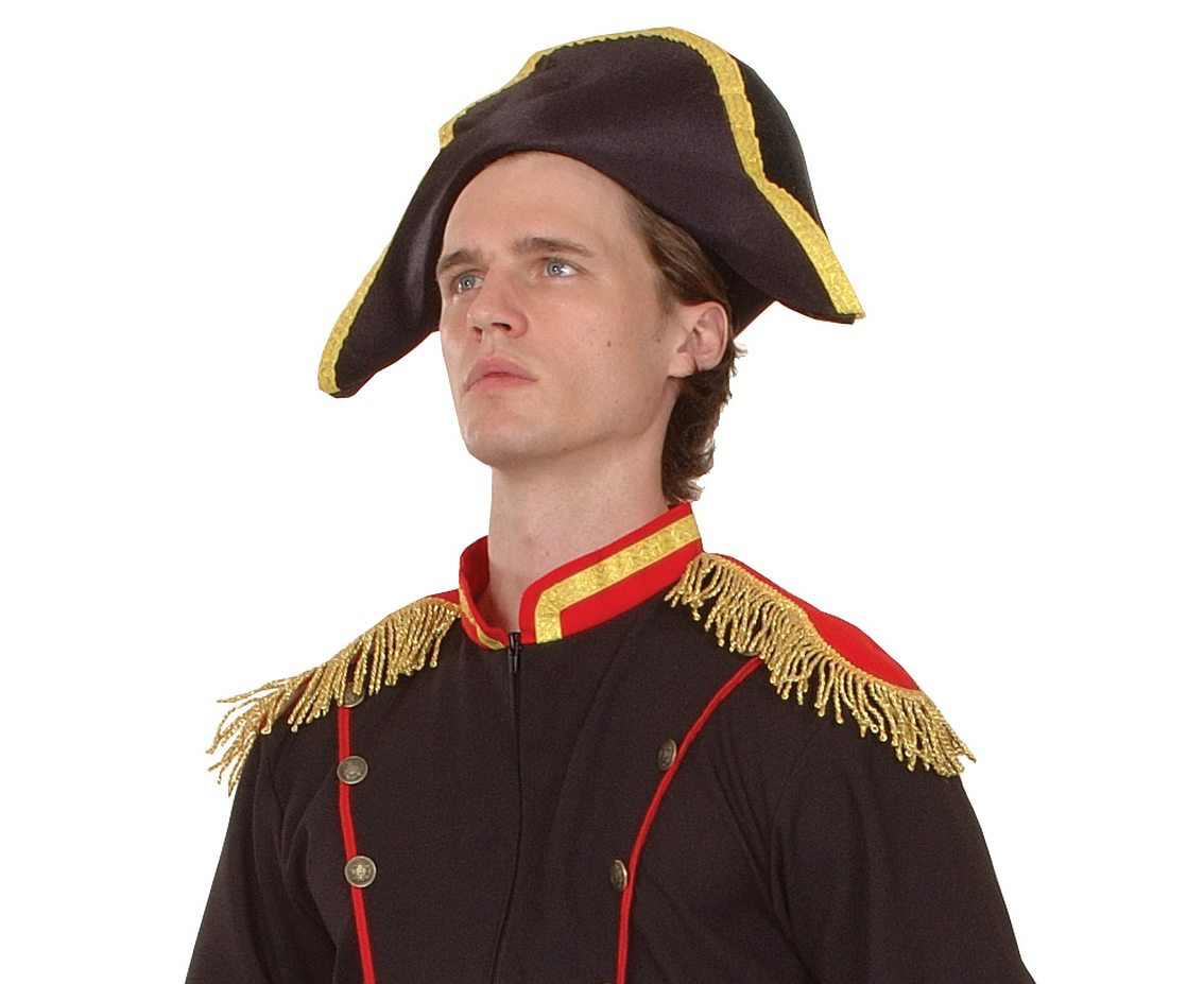 Role play-set for adult Napoleon (hat, coat, pants with boot tops), size 52