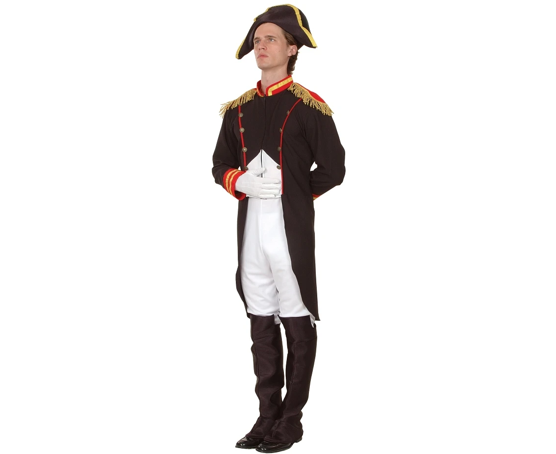 Role play-set for adult Napoleon (hat, coat, pants with boot tops), size 56