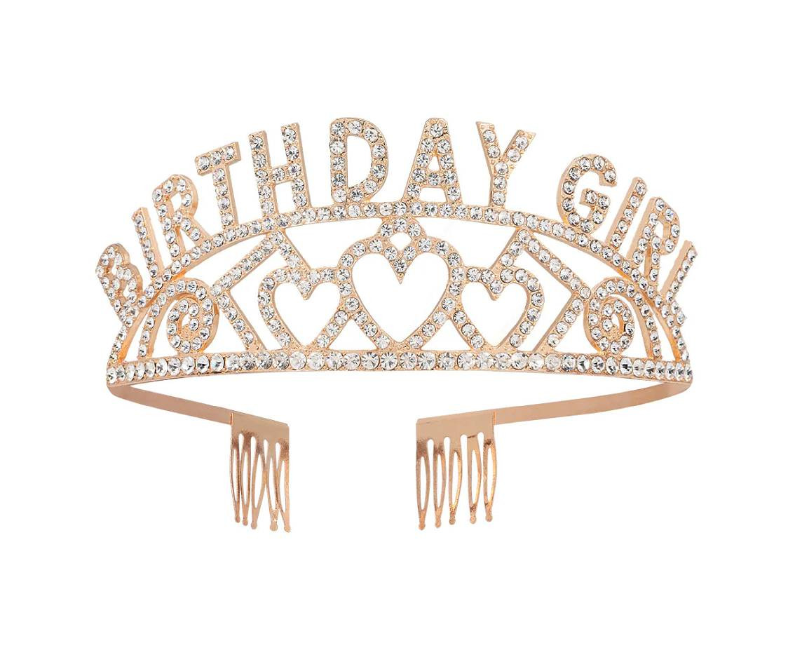 Metal Diadem 'Birthday Girl'