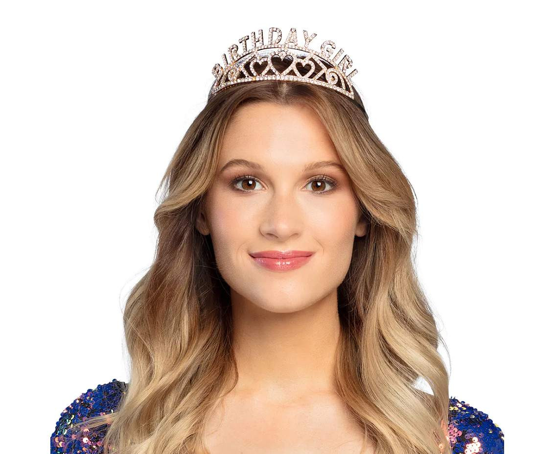 Metal Diadem 'Birthday Girl'