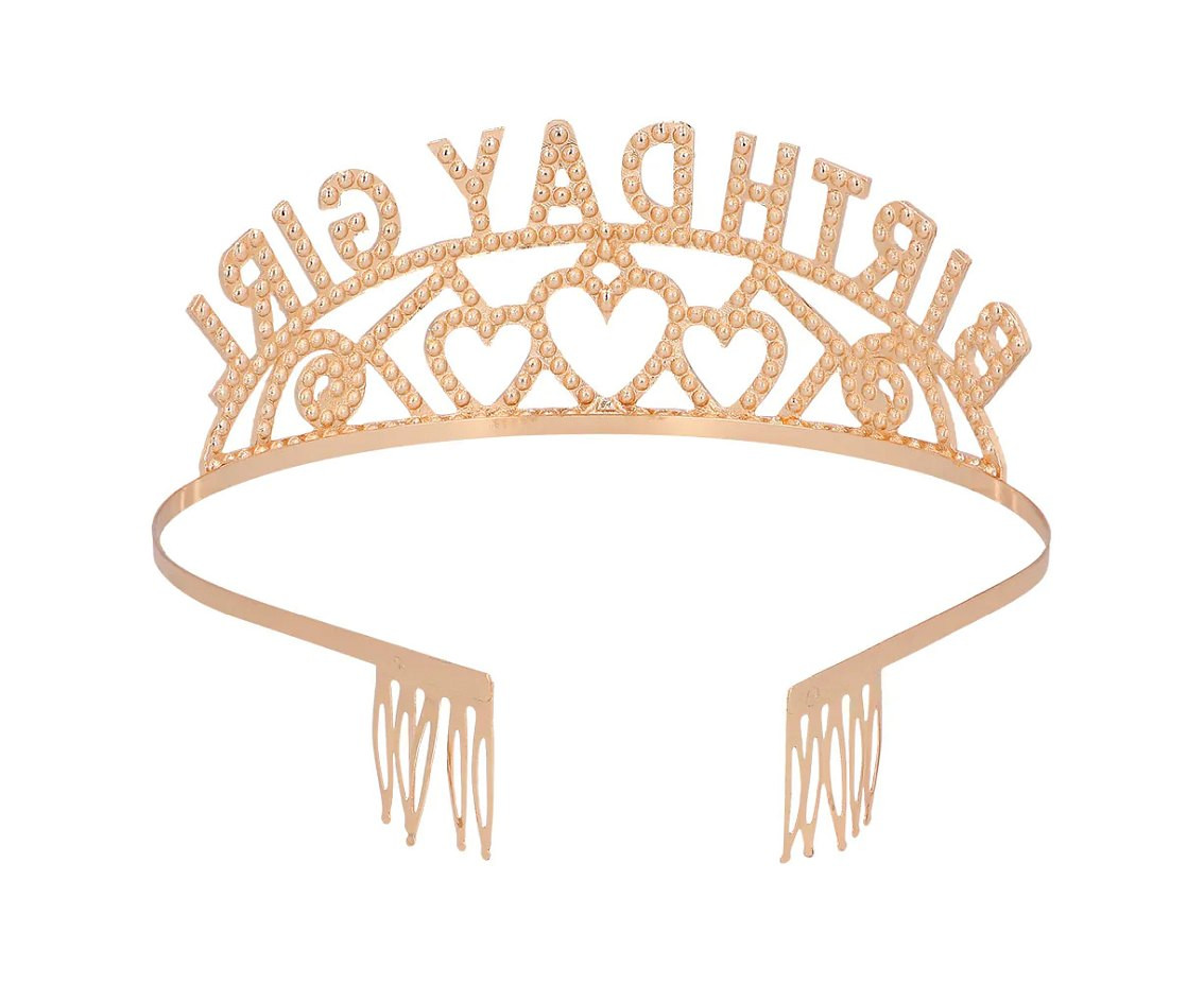 Metal Diadem 'Birthday Girl'
