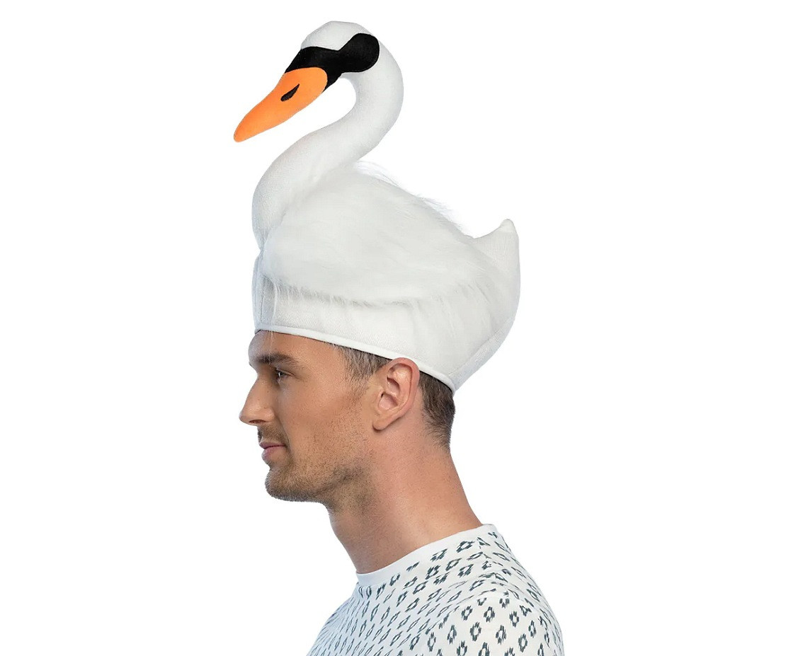 Hat Swan, white