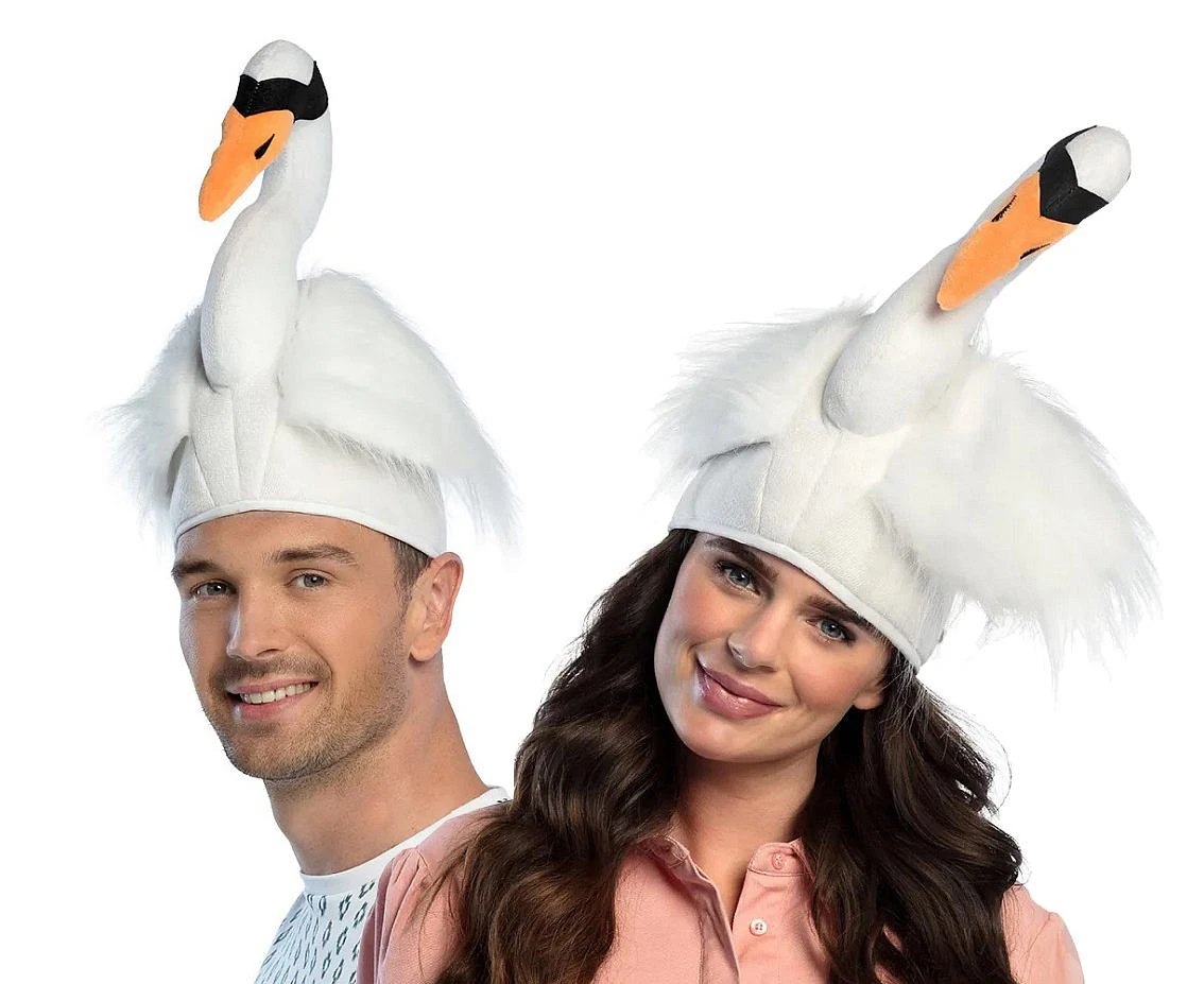 Hat Swan, white