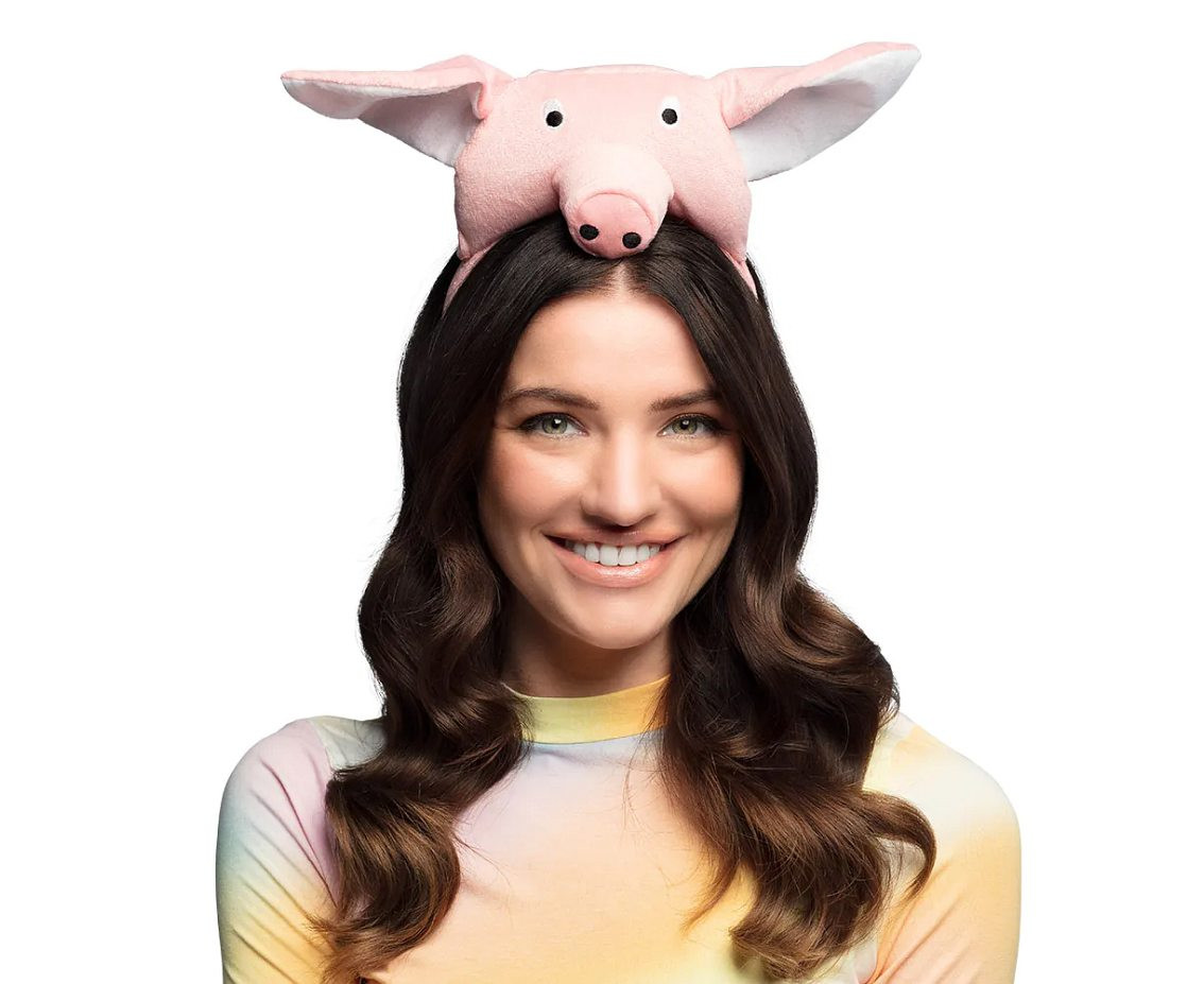 Hairband Pig