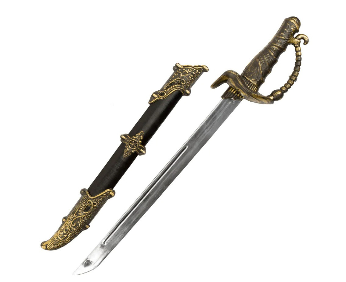 Pirate sword with scabbard