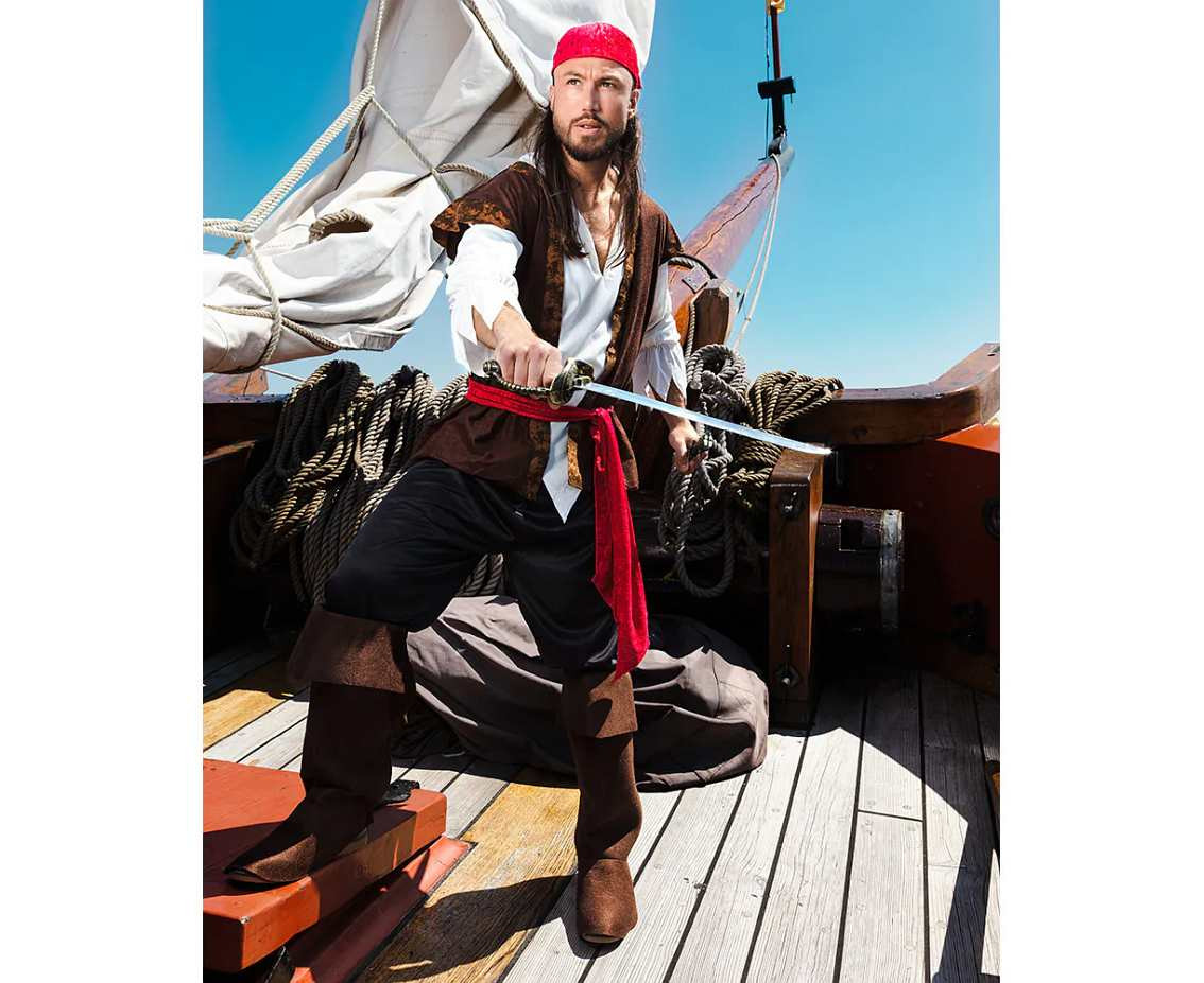Pirate sword with scabbard
