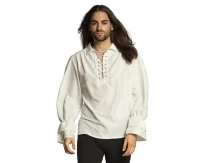 Pirate shirt, white, size XL