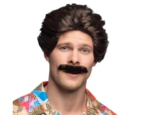 Wig with moustache Vance