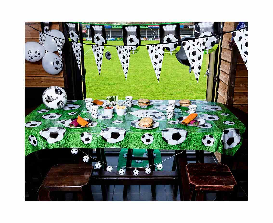 Garland flags Football, 30 x 20 cm, 6m.