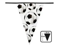 Garland flags Football, 30 x 20 cm, 6m.