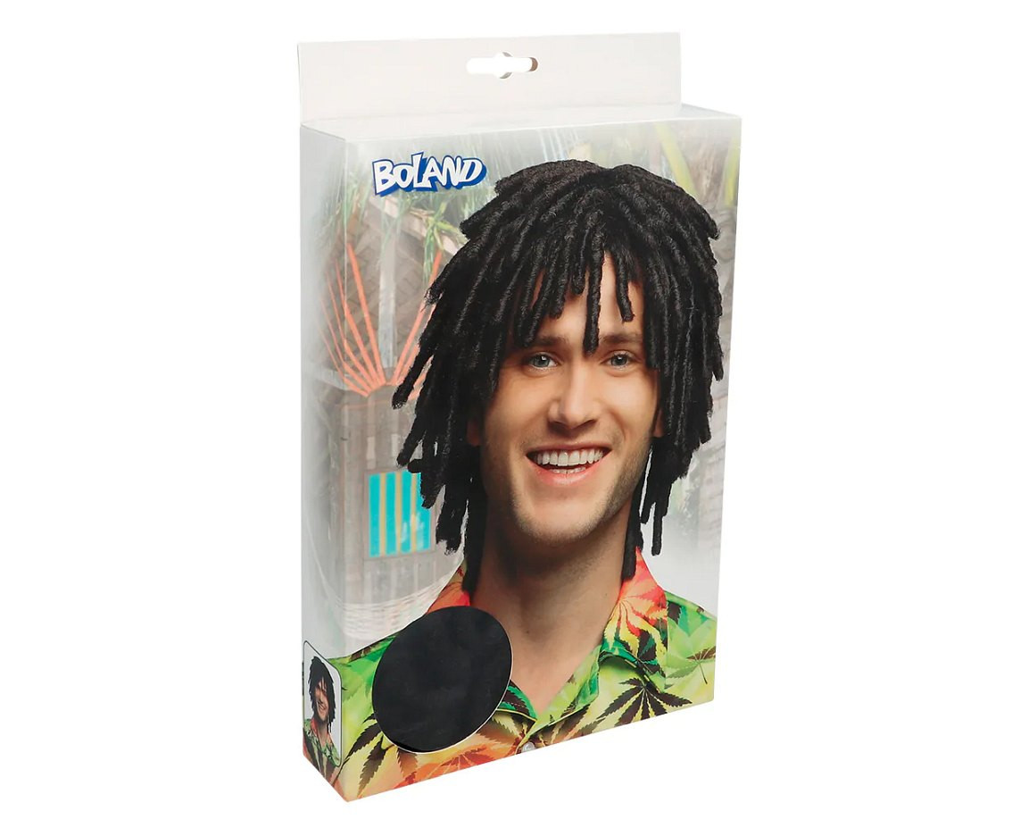 Wig Levi, brown short dreadlocks