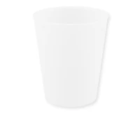 Reusable cup, white-transparent, 250 ml, 1 pc