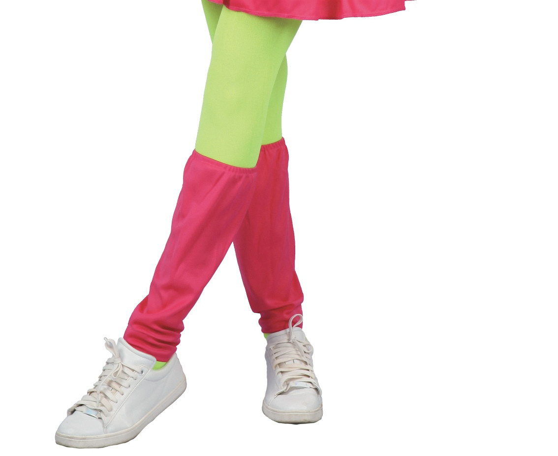 Role play-set for adult Disco 80's (dress, hairband, top, belt, leg warmer), size S