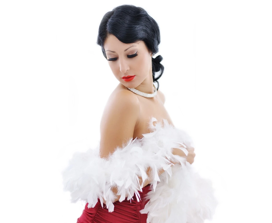 Boa white, 180 cm, 40 g.