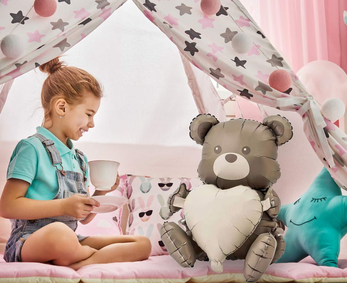 Foil balloon Matus Bear 3D, 55x41x33 cm