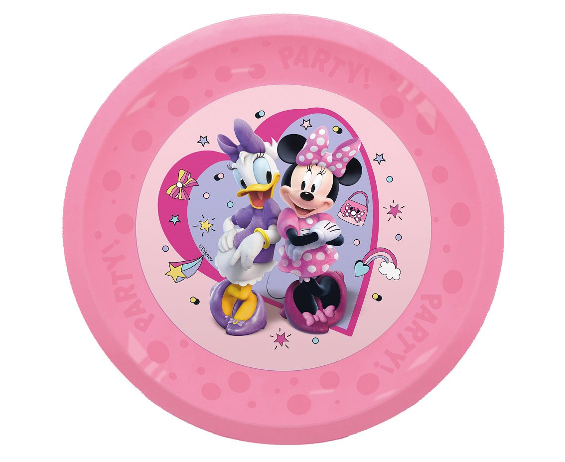 Reusable plate Minnie Junior Disney, 21 cm, 4 pcs