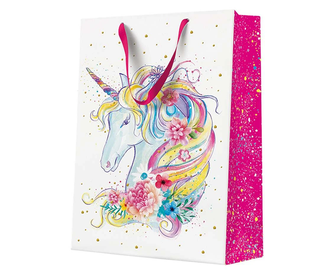 PAW Gift bag Unicorn, 30x41x12 cm